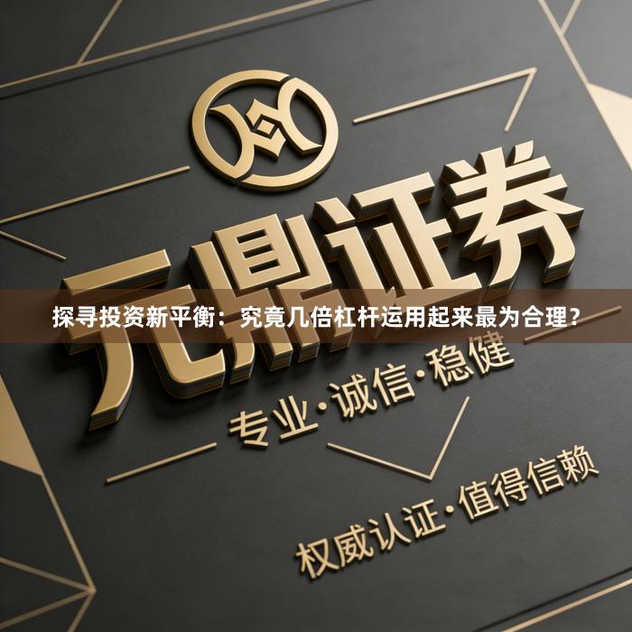 探寻投资新平衡：究竟几倍杠杆运用起来最为合理？