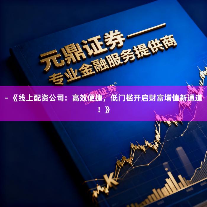 - 《线上配资公司：高效便捷，低门槛开启财富增值新通道！》