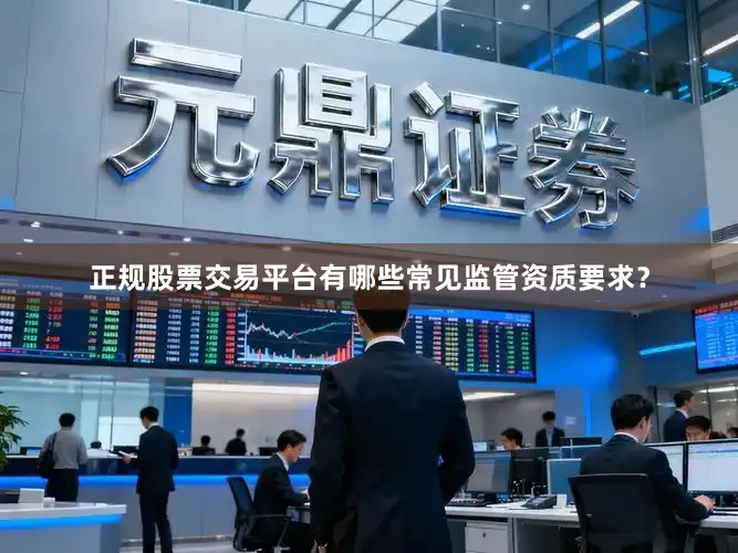 正规股票交易平台有哪些常见监管资质要求?