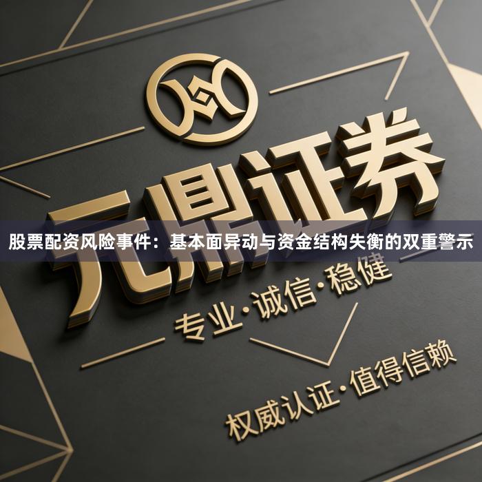 股票配资风险事件：基本面异动与资金结构失衡的双重警示