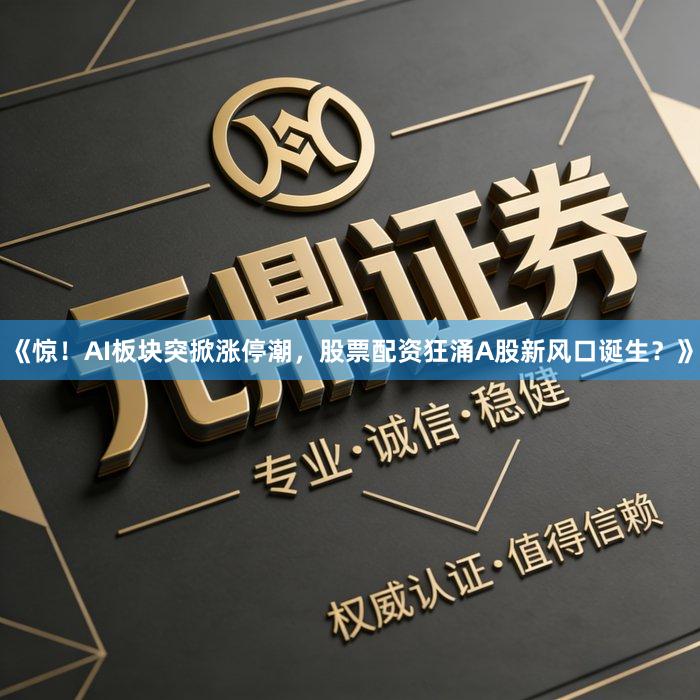 《惊！AI板块突掀涨停潮，股票配资狂涌A股新风口诞生？》