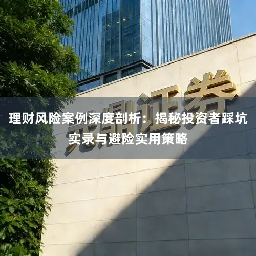理财风险案例深度剖析：揭秘投资者踩坑实录与避险实用策略