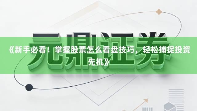 《新手必看！掌握股票怎么看盘技巧，轻松捕捉投资先机》