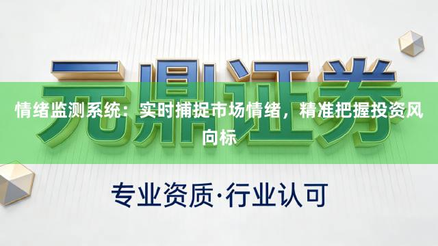 情绪监测系统：实时捕捉市场情绪，精准把握投资风向标